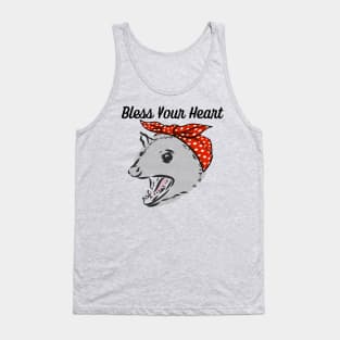 Bless Your Heart Possum Tank Top